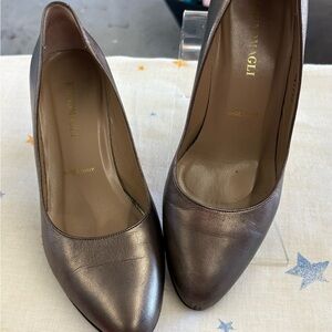 Bruno Magli Shimmering Bronze Heels Size 40